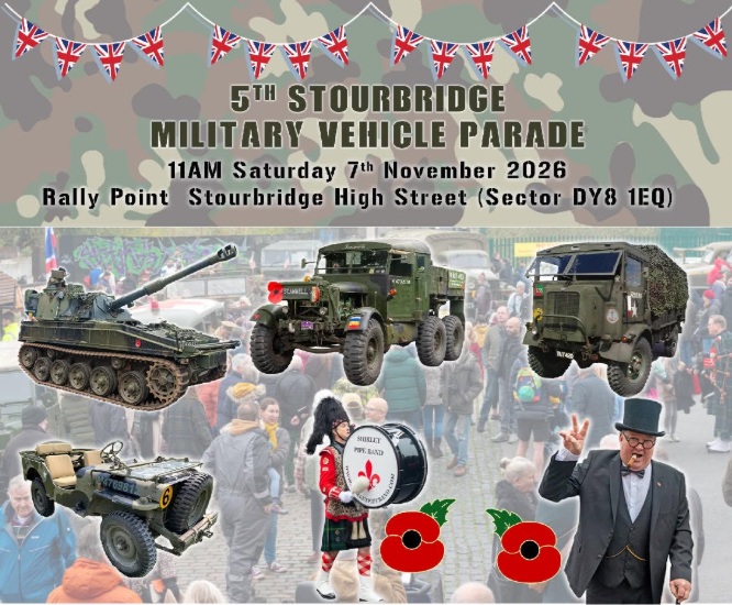 Stourbridge Town Centre - Stourbridge Military Parade 2026